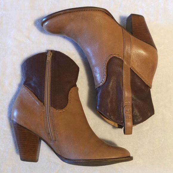 Jack Rogers “Ryan” Brown Leather Ankle Boots • Women’s Sz 6.5 - Picture 5 of 8